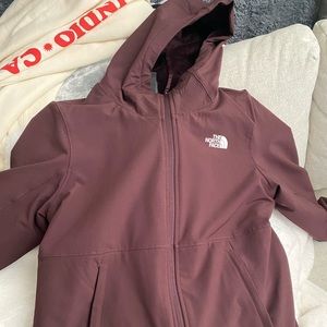 Burgundy Shelby North Face Jacket
